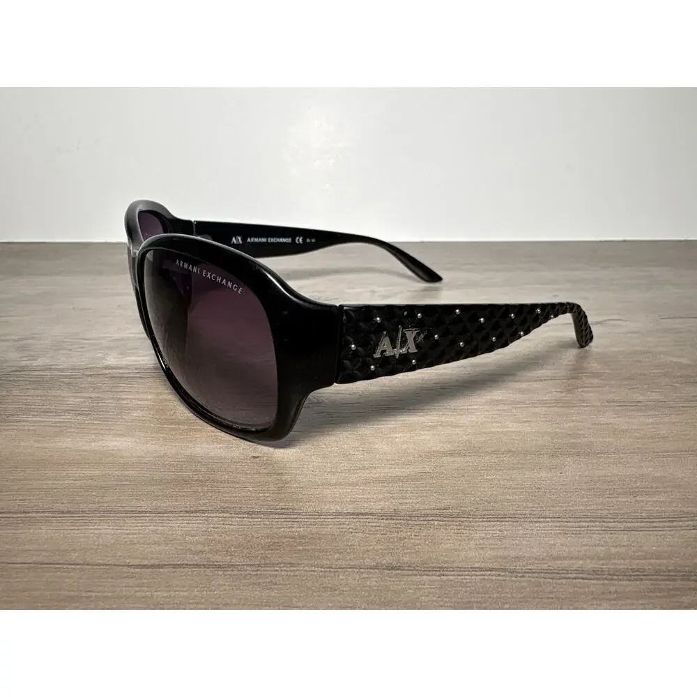 Armani Exchange AX233/S 028 JJ-‎ Black Frame Unisex Sunglasses- EUC